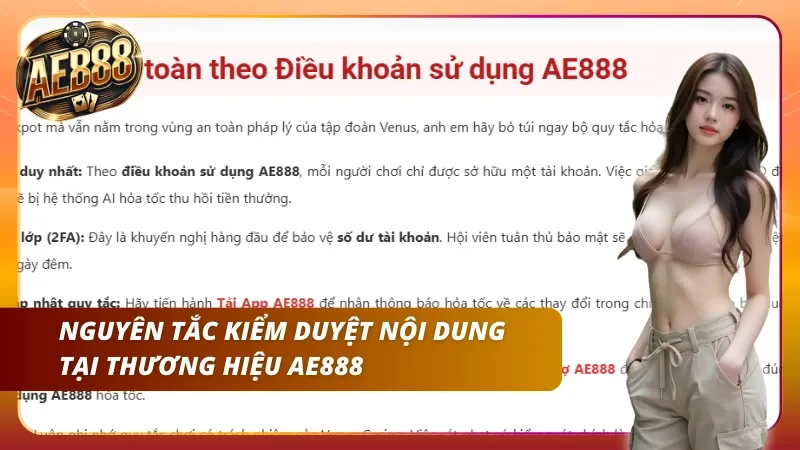 Tiêu chuẩn rà soát và quản lý nội dung tại nền tảng đáng tin cậy